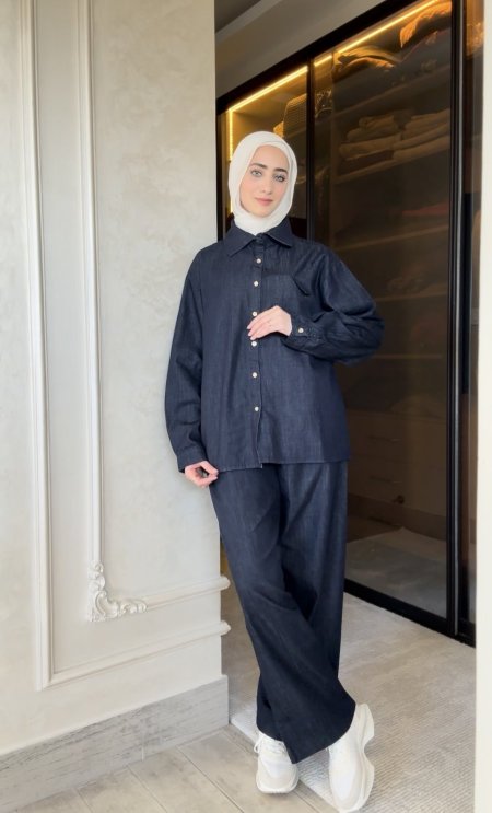 طقم جينز كود 386