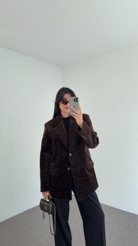 Leopard blazer 752