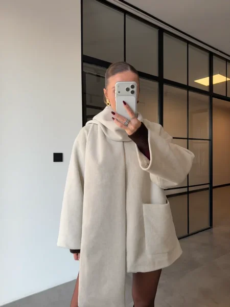 جاكيت مع شال